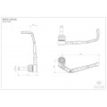 Gilles GT.Shield2 CARBON Lever Guards for the BMW S1000RR / S1000R / HP4 / R nineT, Kawasaki Ninja 400 (2022+) Gilles GT.Shield2 CARBON Lever Guards for the BMW S1000RR / S1000R / HP4 / R nineT, Kawasaki Ninja 400 (2022+)